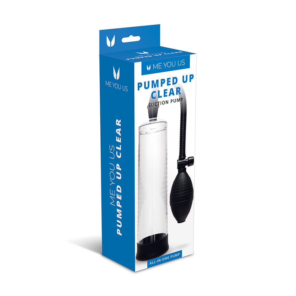 Me You Us Pumped Up Clear Masturbator